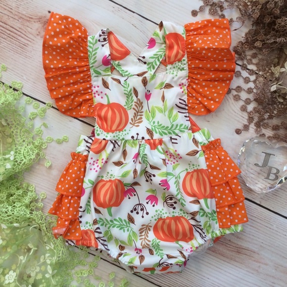 Other - Pumpkin spice and everything nice Romper